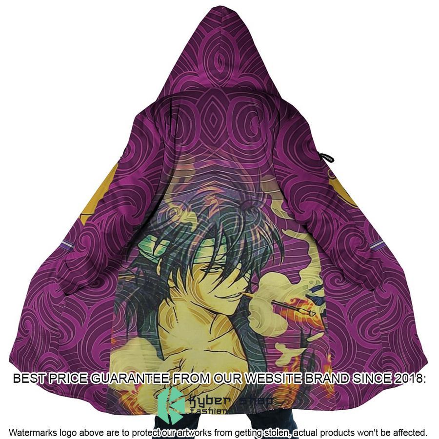 Trippy Smokin Shinsuke Gintama Hooded Cloak word1