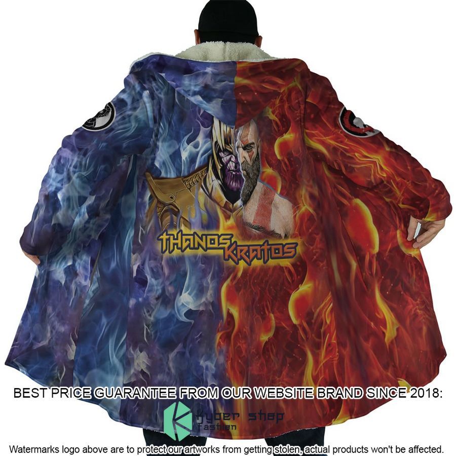 Trippy Thanos And Kratos Marvel Hooded Cloak 6 Trippy Thanos And Kratos Marvel Hooded Cloak word3