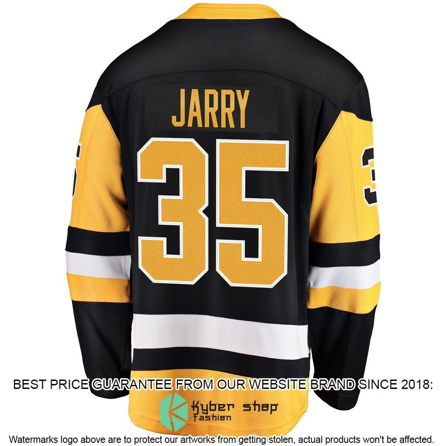 Tristan Jarry Pittsburgh Penguins Home Black Hockey Jersey 3 Tristan Jarry Pittsburgh Penguins Home Black Hockey Jersey word2