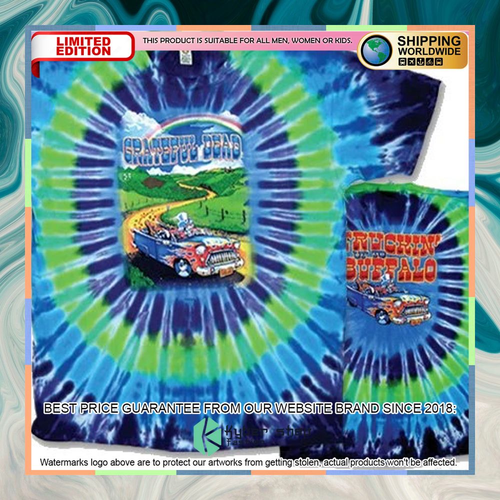 Truckin' To Buffalo Tie Dye Shirt, Hoodie 3 Truckin' To Buffalo Tie Dye Shirt, Hoodie word3