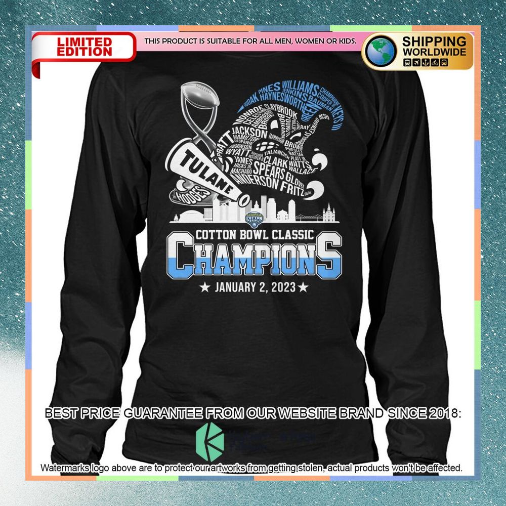Tulane Green Wave football Cotton Bowl Classic Shirt, Hoodie 9 Tulane Green Wave football Cotton Bowl Classic Shirt, Hoodie word2