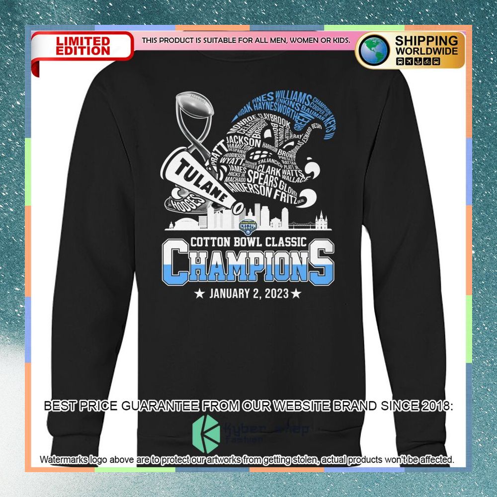 Tulane Green Wave football Cotton Bowl Classic Shirt, Hoodie 11 Tulane Green Wave football Cotton Bowl Classic Shirt, Hoodie word2
