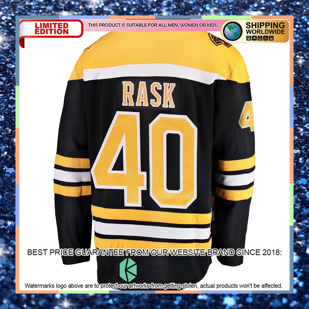 Tuukka Rask Boston Bruins Breakaway Black Hockey Jersey 7 Tuukka Rask Boston Bruins Breakaway Black Hockey Jersey word3