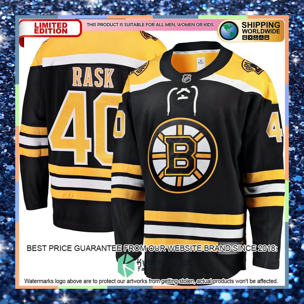 Tuukka Rask Boston Bruins Breakaway Black Hockey Jersey 8 Tuukka Rask Boston Bruins Breakaway Black Hockey Jersey word3