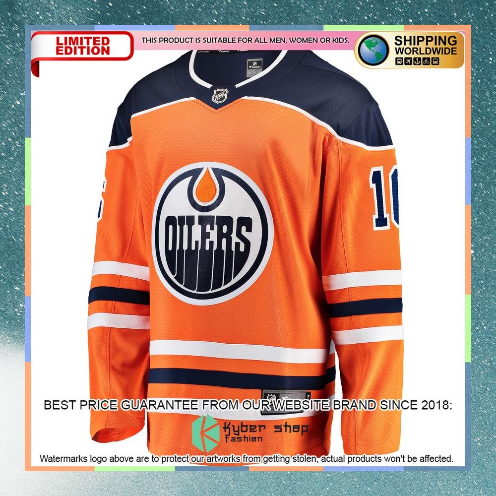 Tyler Benson Edmonton Oilers Orange Hockey Jersey 6 Tyler Benson Edmonton Oilers Orange Hockey Jersey word2