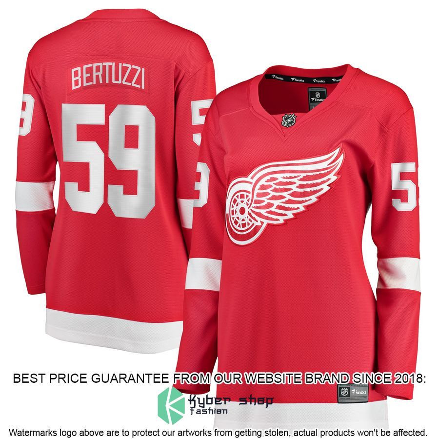 Tyler Bertuzzi Detroit Red Wings Women's Home Premier Red Hockey Jersey