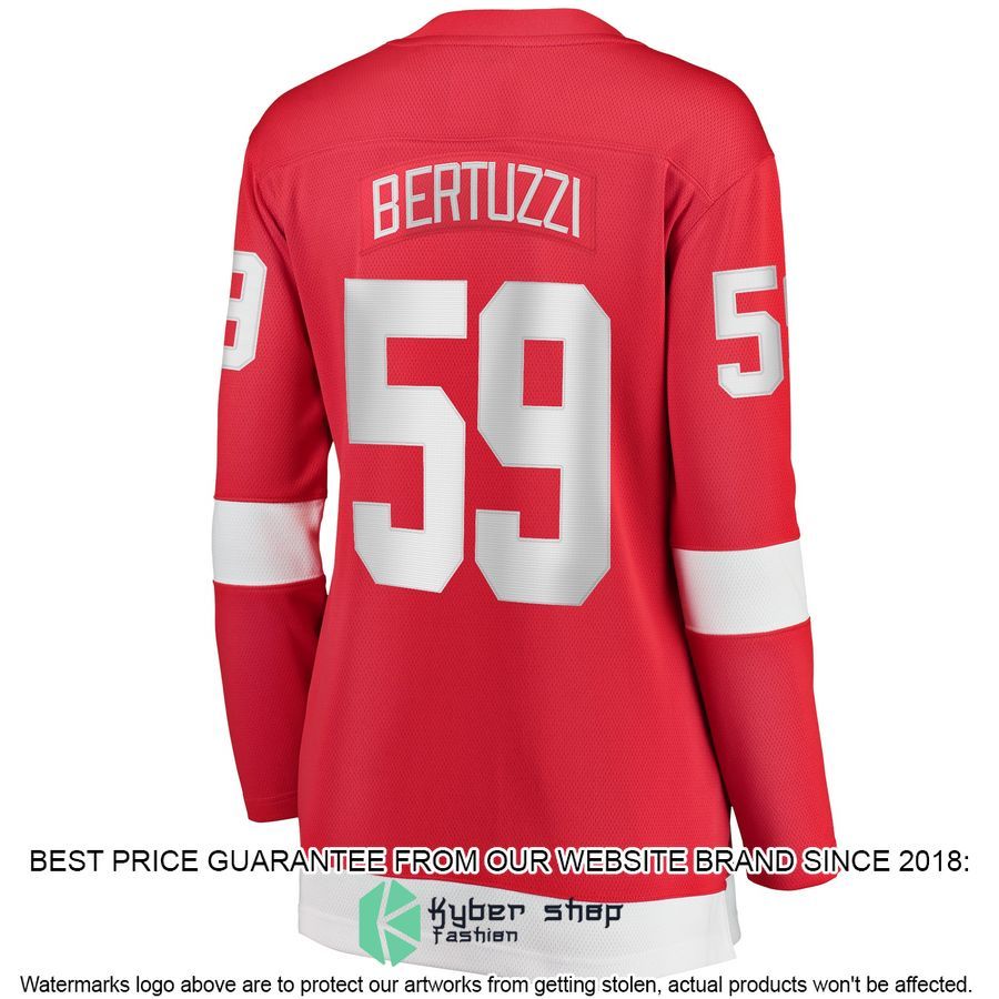 Tyler Bertuzzi Detroit Red Wings Women's Home Premier Red Hockey Jersey 3 Tyler Bertuzzi Detroit Red Wings Women's Home Premier Red Hockey Jersey word3