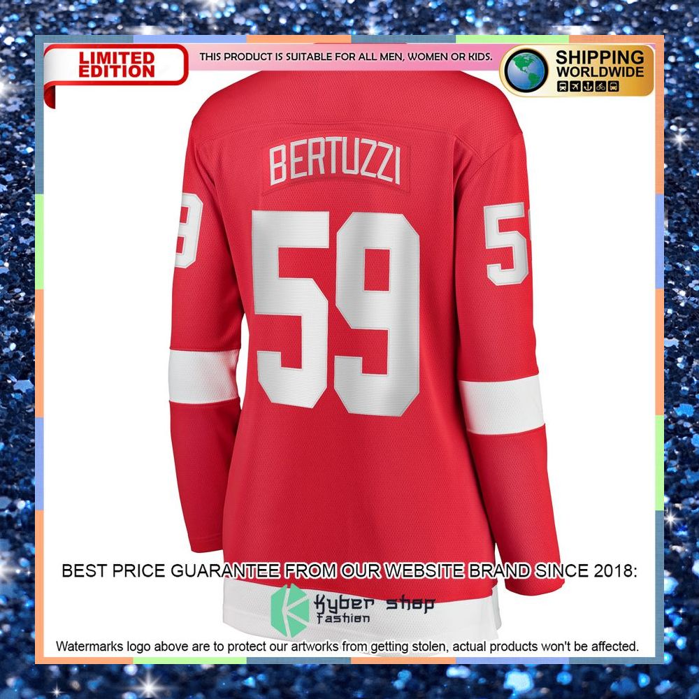 Tyler Bertuzzi Detroit Red Wings Women's Home Premier Red Hockey Jersey 7 Tyler Bertuzzi Detroit Red Wings Women's Home Premier Red Hockey Jersey word3