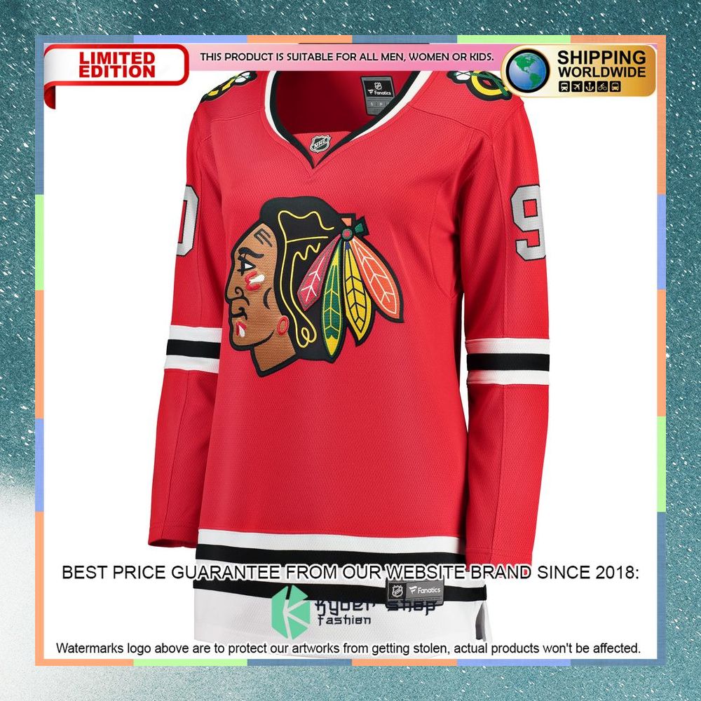 Tyler Johnson Chicago Blackhawks Women's Red Hockey Jersey 6 Tyler Johnson Chicago Blackhawks Women's Red Hockey Jersey word3