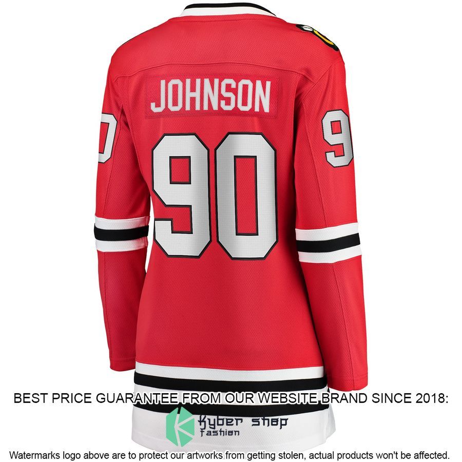 Tyler Johnson Chicago Blackhawks Women's Red Hockey Jersey 3 Tyler Johnson Chicago Blackhawks Women's Red Hockey Jersey word3