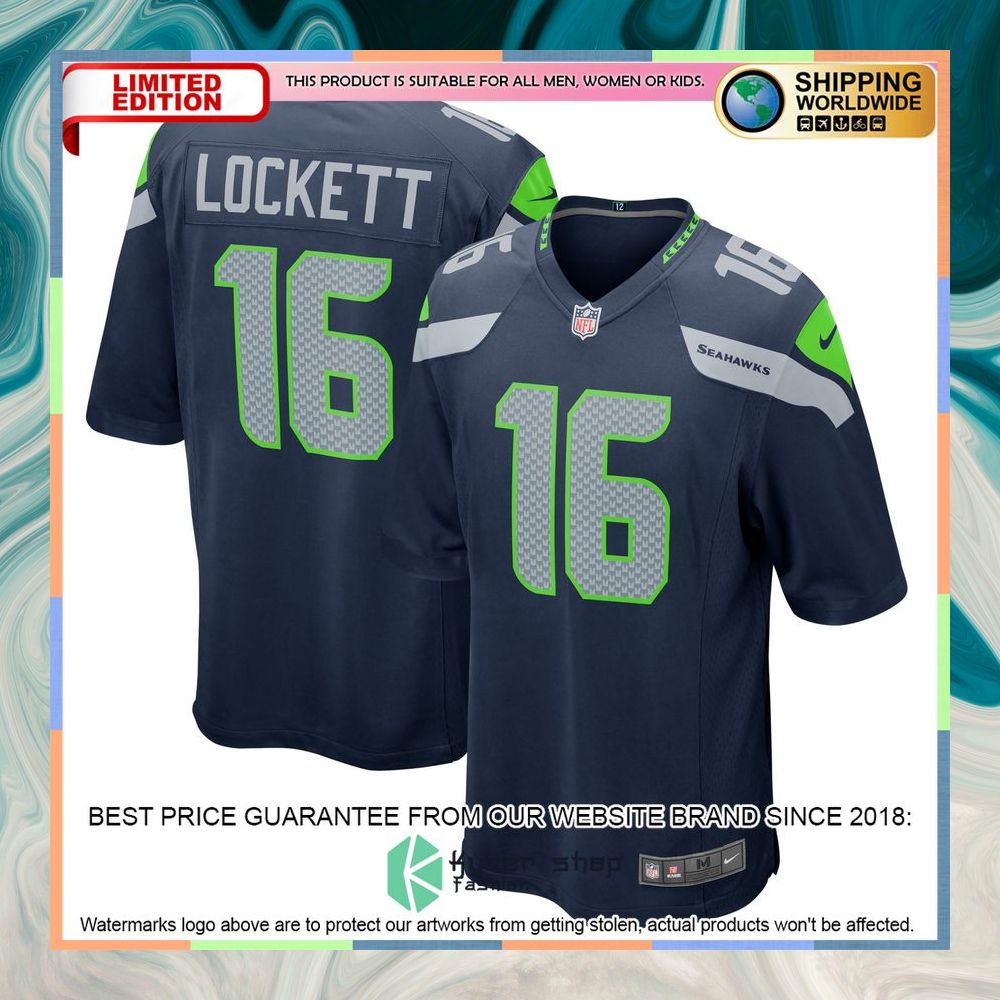 Tyler Lockett Seattle Seahawks Football Team College Navy Football Jersey 8 Tyler Lockett Seattle Seahawks Football Team College Navy Football Jersey word1