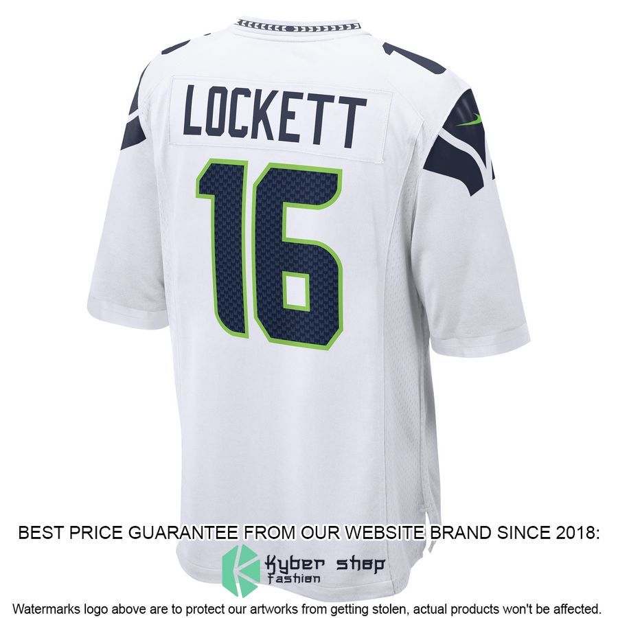 Tyler Lockett Seattle Seahawks White Football Jersey 3 Tyler Lockett Seattle Seahawks White Football Jersey word2