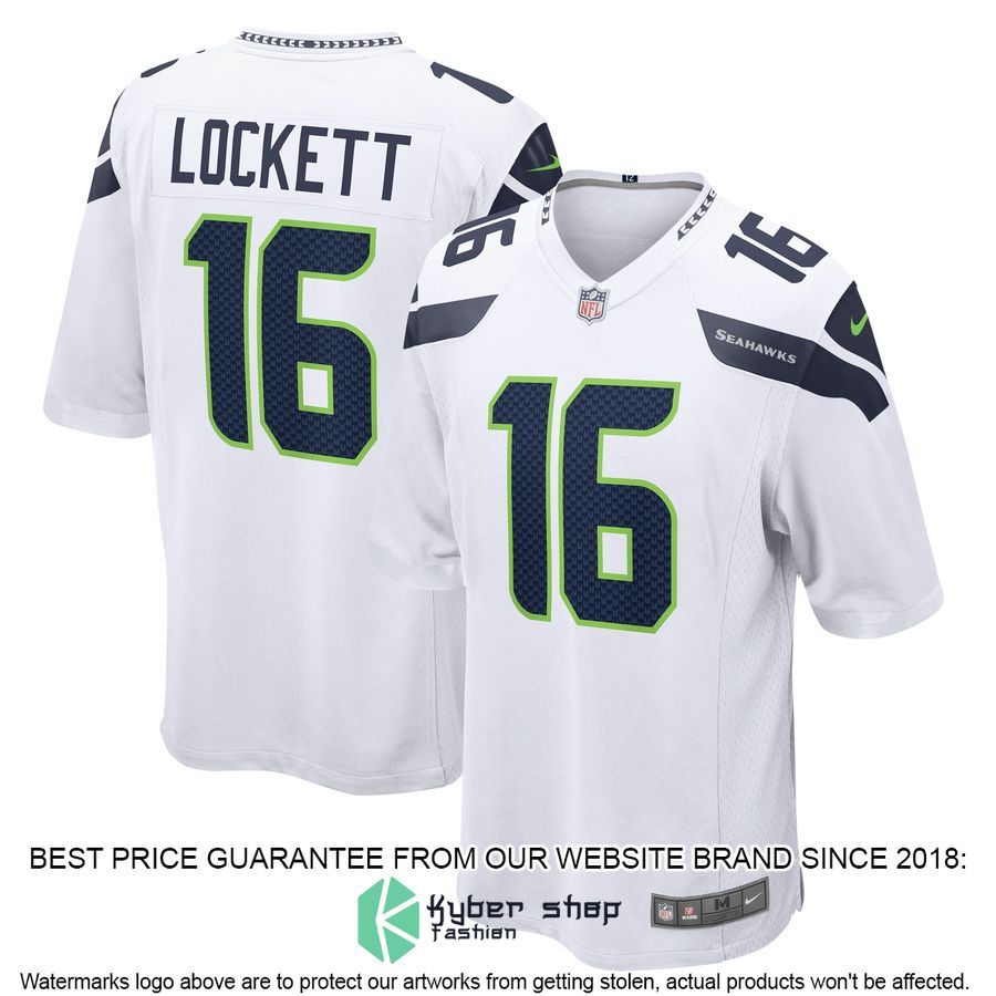 Tyler Lockett Seattle Seahawks White Football Jersey 4 Tyler Lockett Seattle Seahawks White Football Jersey word2