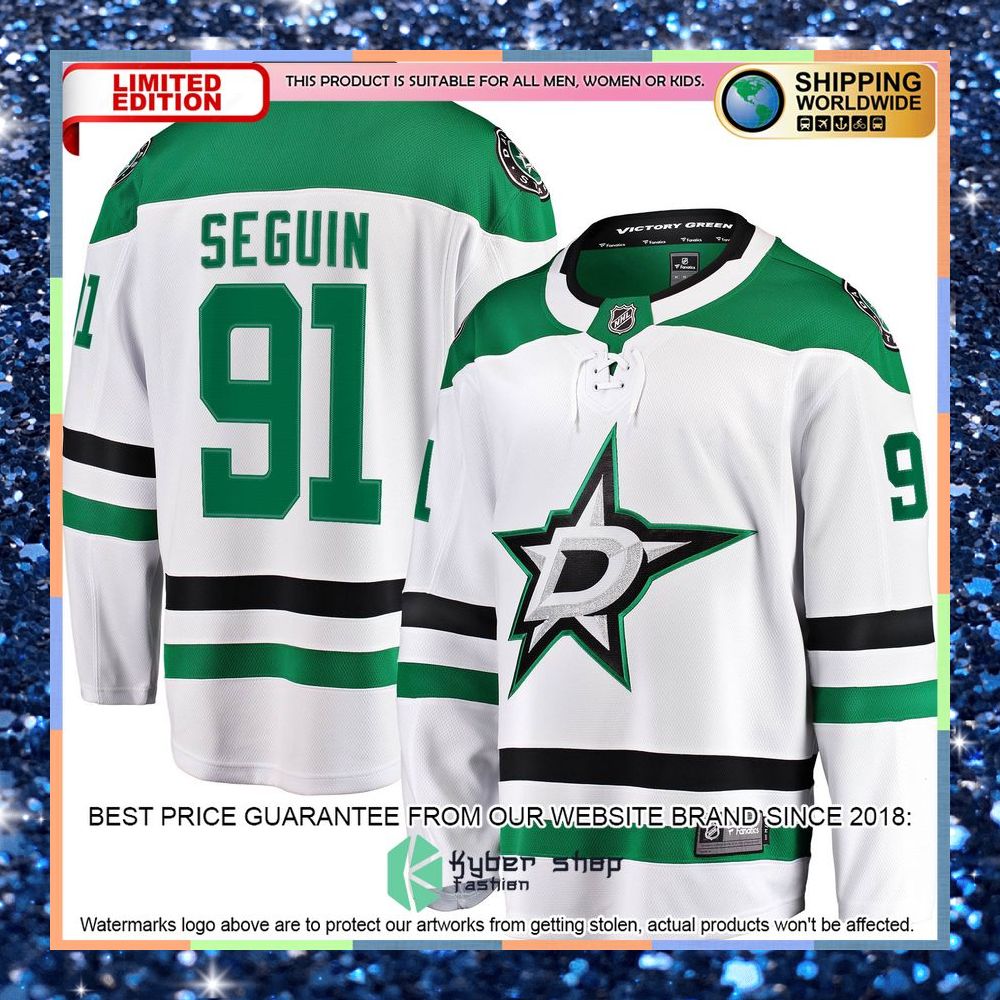 Tyler Seguin Dallas Stars Away Premier White Hockey Jersey 7 Tyler Seguin Dallas Stars Away Premier White Hockey Jersey word1