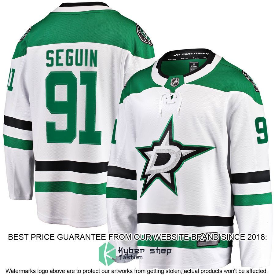 Tyler Seguin Dallas Stars Away Premier White Hockey Jersey