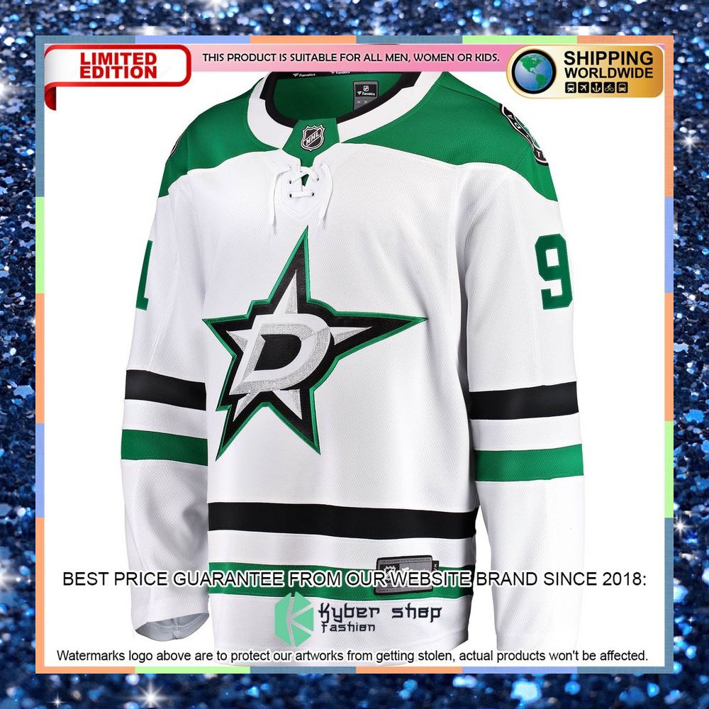 Tyler Seguin Dallas Stars Away Premier White Hockey Jersey 8 Tyler Seguin Dallas Stars Away Premier White Hockey Jersey word1