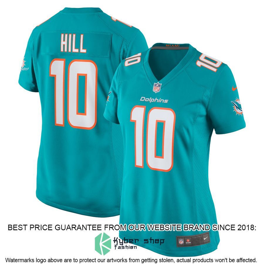 Tyreek Hill Miami Dolphins Women's White Football Jersey 5 Tyreek Hill Miami Dolphins Women's White Football Jersey word1