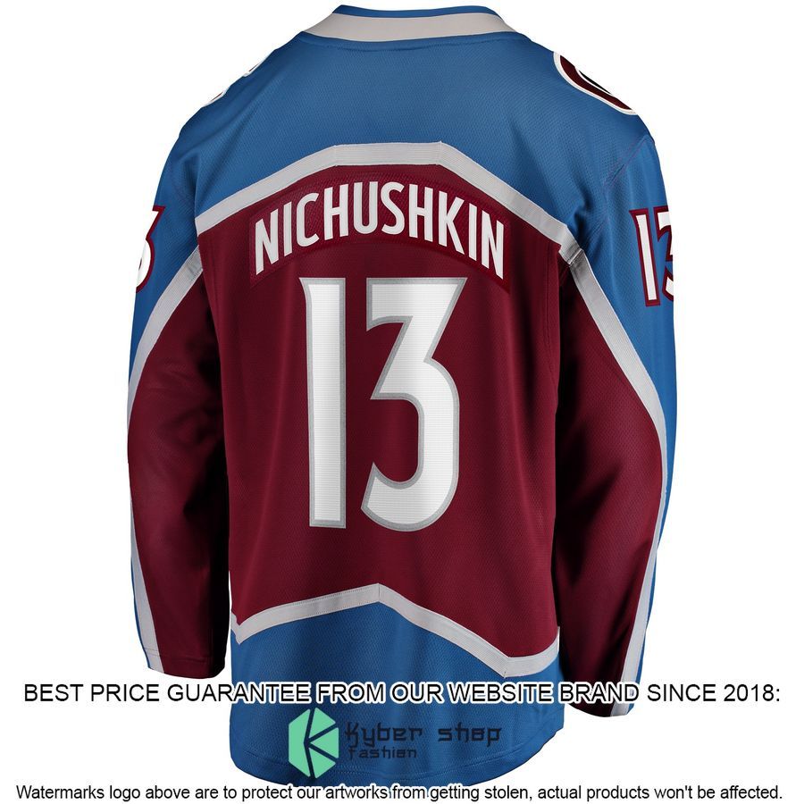 Valeri Nichushkin Colorado Avalanche Breakaway Burgundy Hockey Jersey 3 Valeri Nichushkin Colorado Avalanche Breakaway Burgundy Hockey Jersey word2