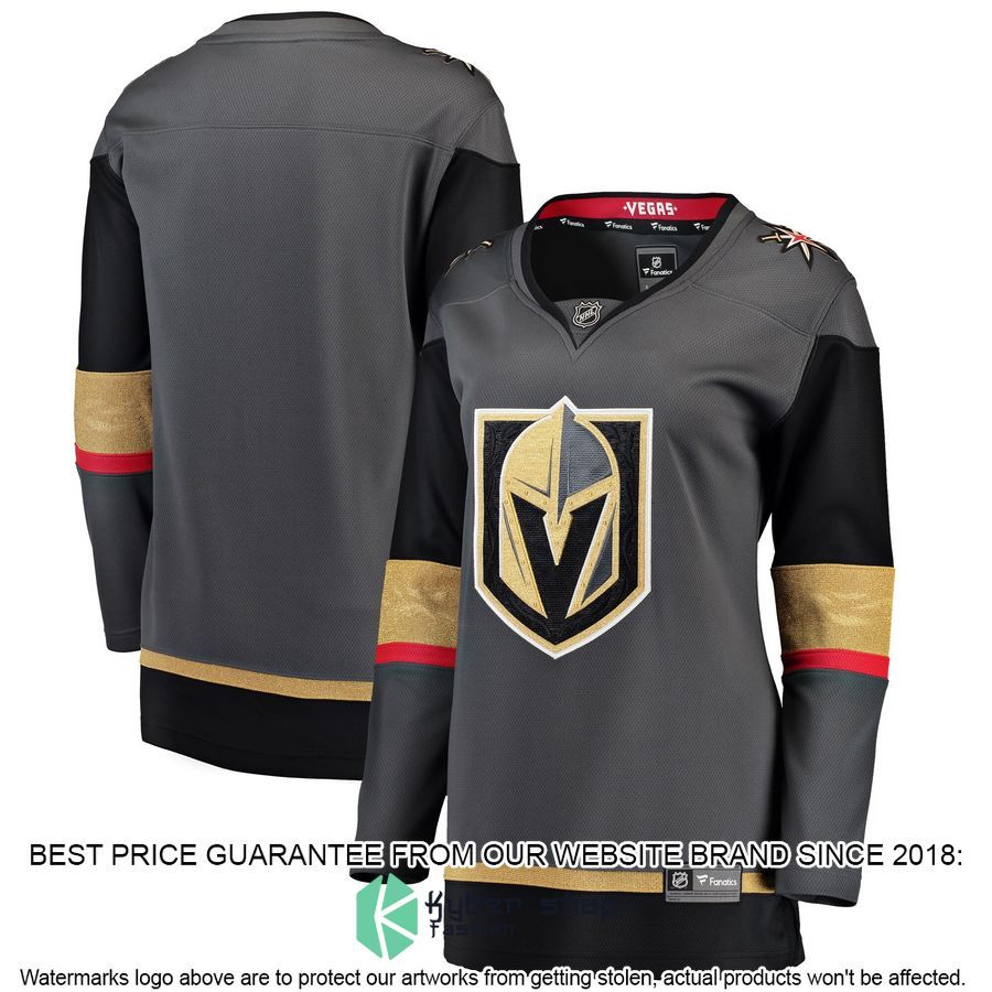 Vegas Golden Knights Women's Home Black Hockey Jersey