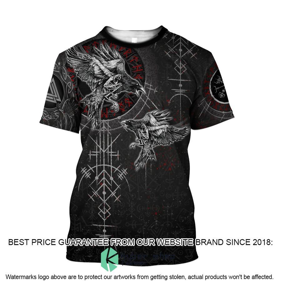 Viking Huginn and Muninn Raven Hooded Cloak 4 Viking Huginn and Muninn Raven Hooded Cloak word3