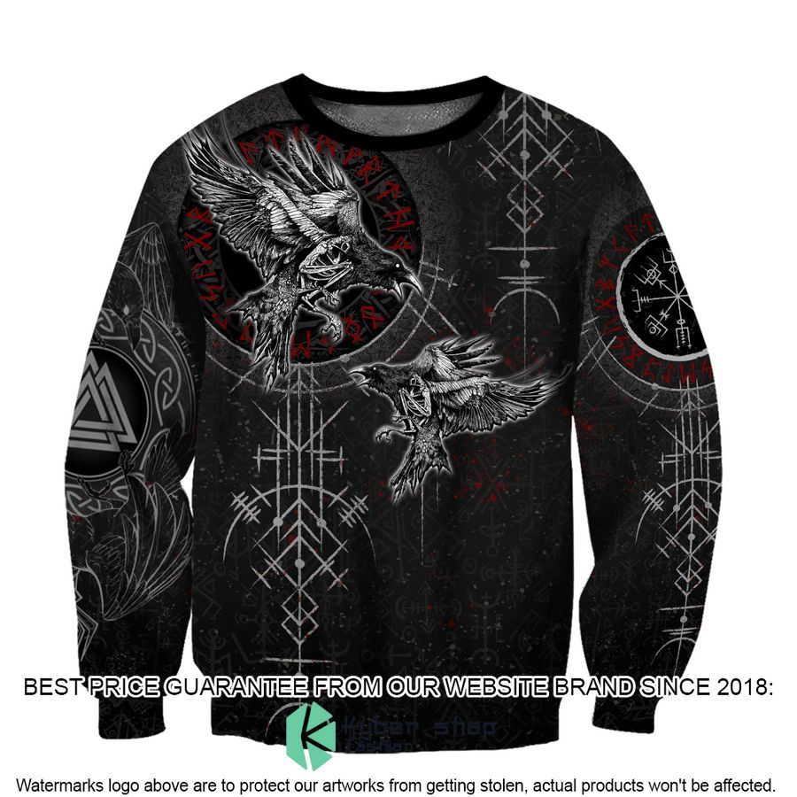 Viking Huginn and Muninn Raven Hooded Cloak 6 Viking Huginn and Muninn Raven Hooded Cloak word3