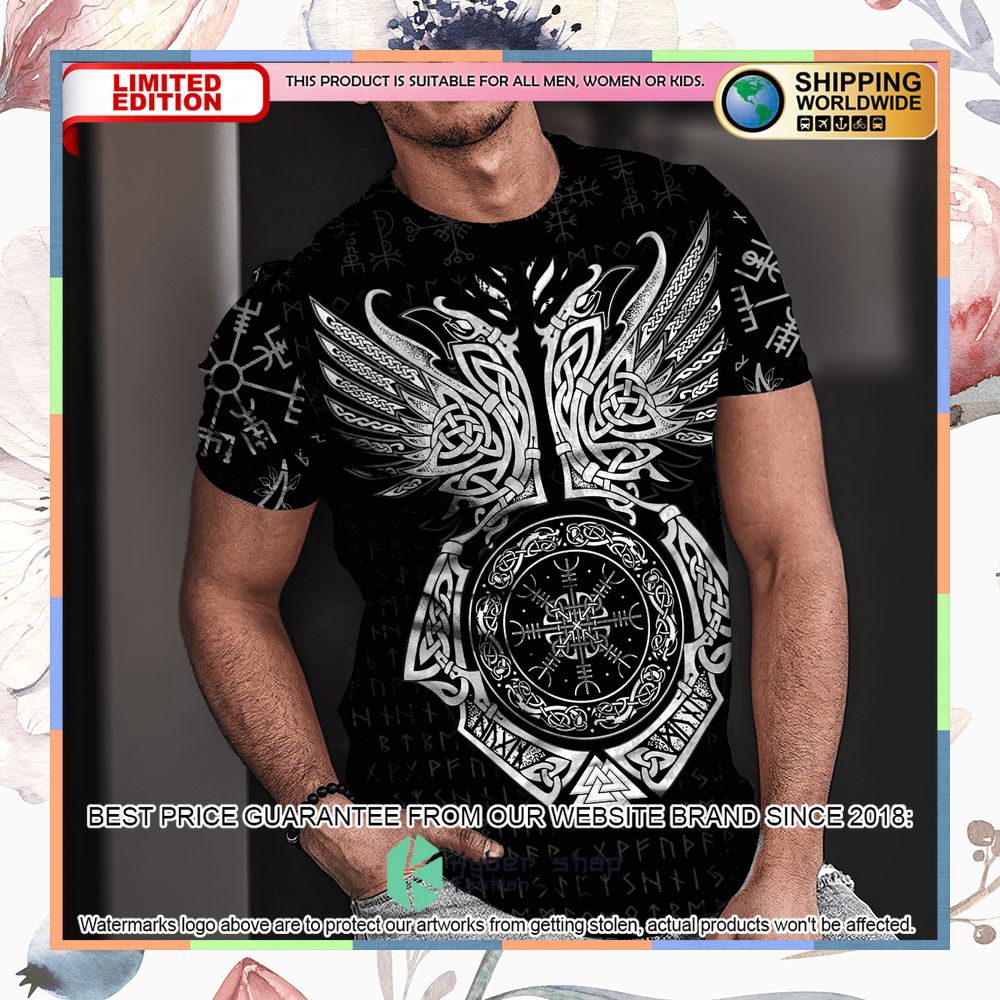 Viking Raven Of Odin Tattoo Hooded Cloak 31 Viking Raven Of Odin Tattoo Hooded Cloak word1