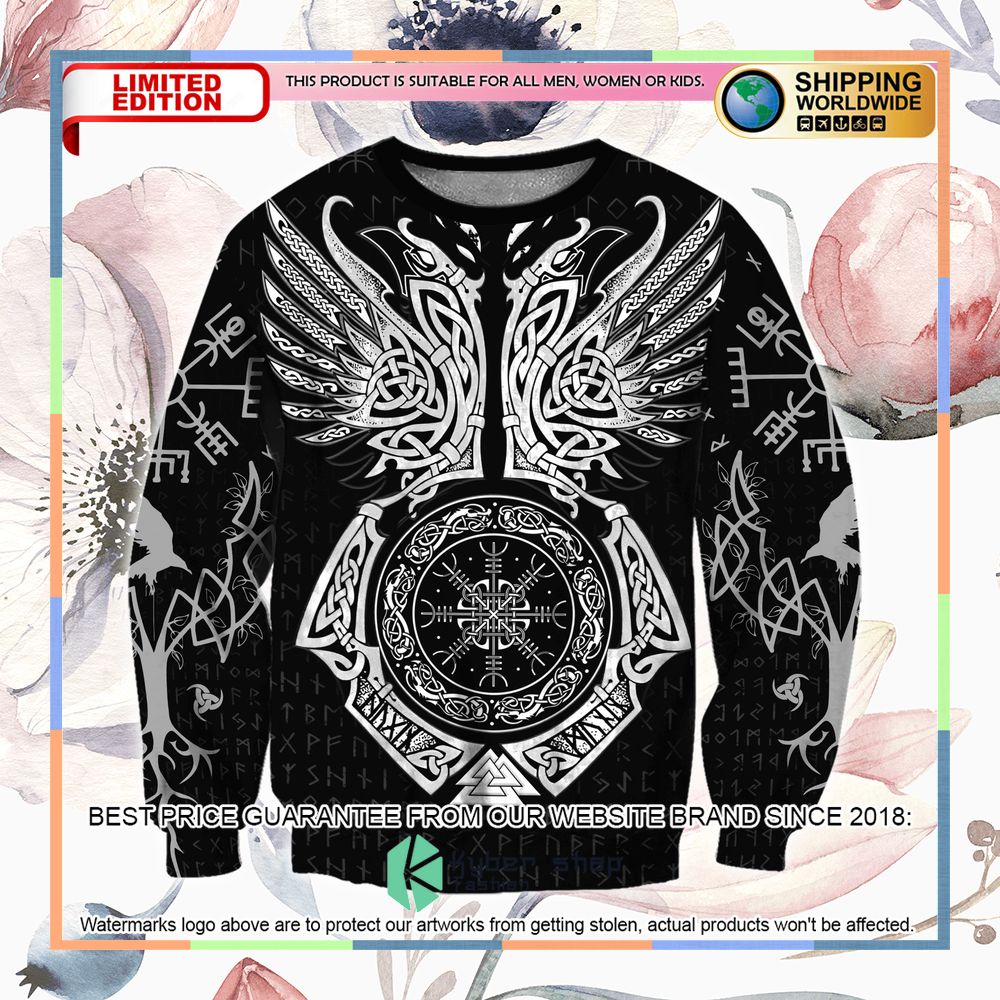 Viking Raven Of Odin Tattoo Hooded Cloak 34 Viking Raven Of Odin Tattoo Hooded Cloak word1