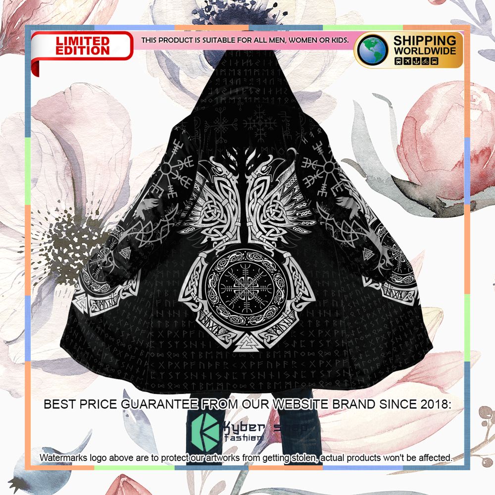 Viking Raven Of Odin Tattoo Hooded Cloak 24 Viking Raven Of Odin Tattoo Hooded Cloak word1