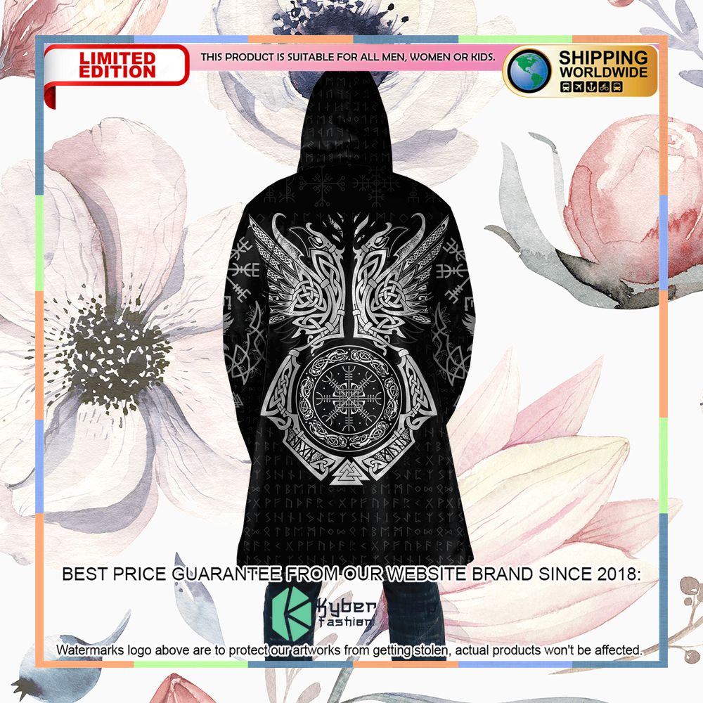 Viking Raven Of Odin Tattoo Hooded Cloak 26 Viking Raven Of Odin Tattoo Hooded Cloak word1