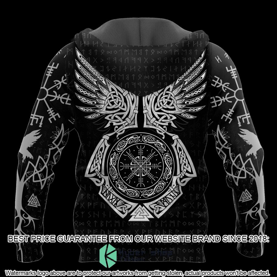 Viking Raven Of Odin Tattoo Hooded Cloak 7 Viking Raven Of Odin Tattoo Hooded Cloak word1