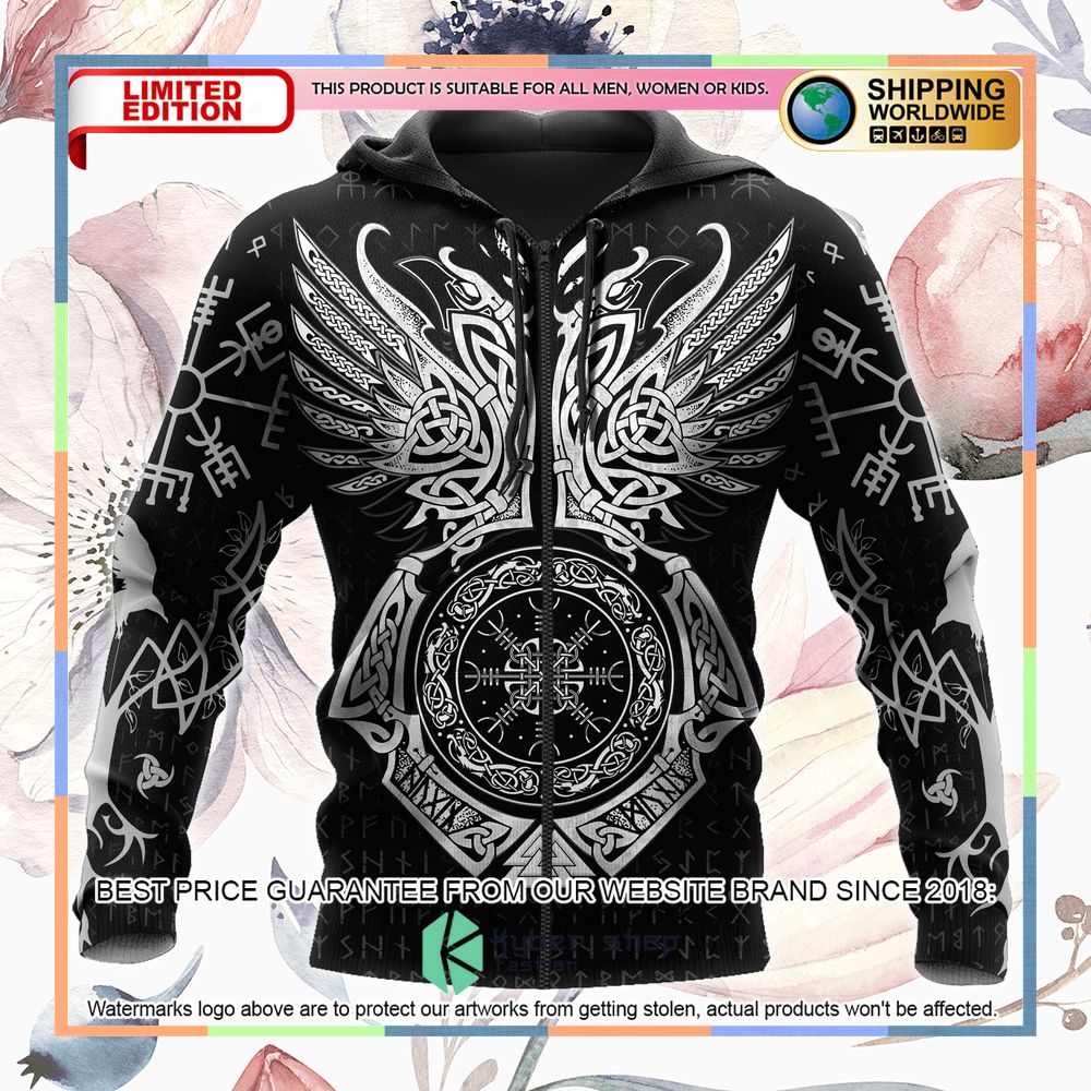 Viking Raven Of Odin Tattoo Hooded Cloak 29 Viking Raven Of Odin Tattoo Hooded Cloak word1