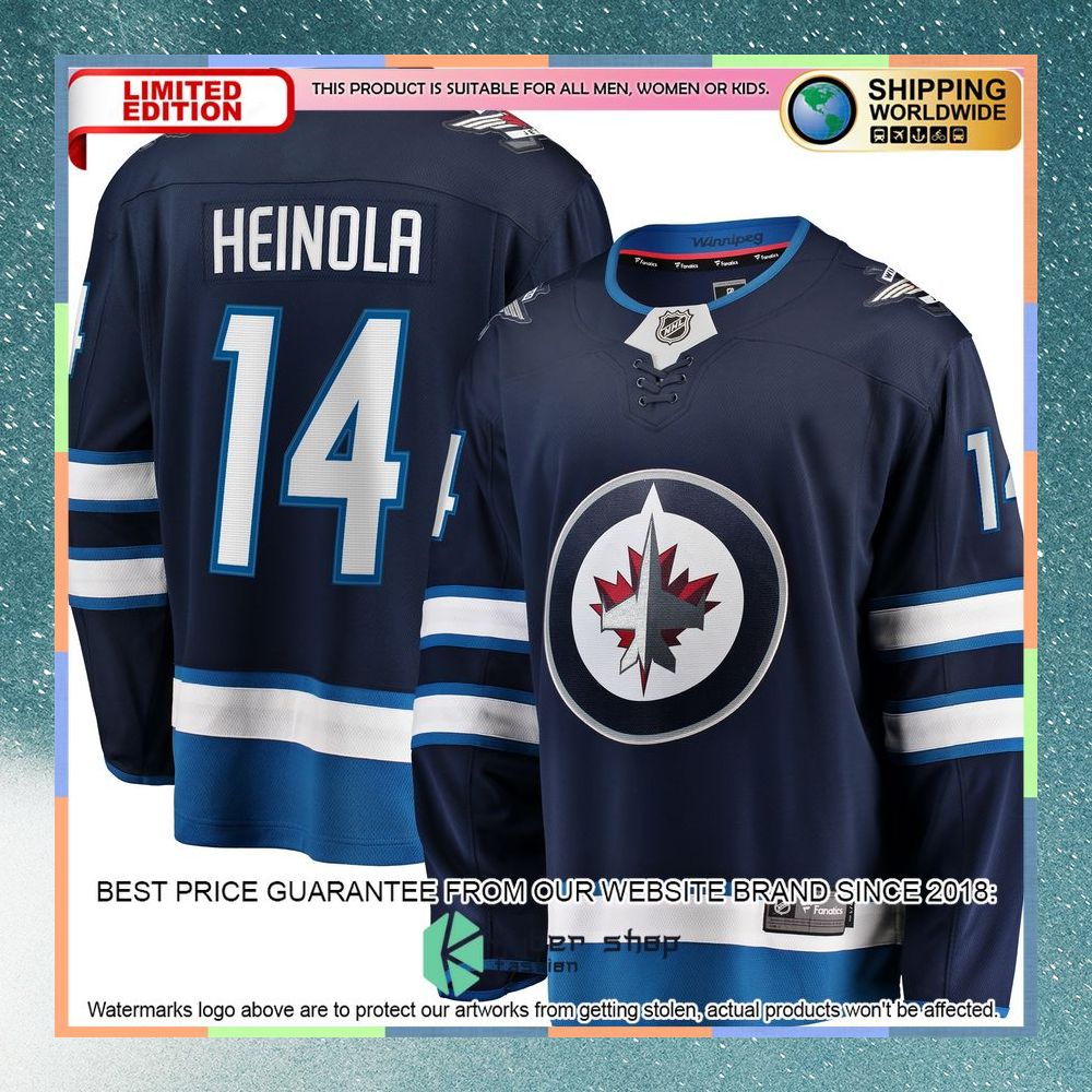 Ville Heinola Winnipeg Jets Navy Hockey Jersey 5 Ville Heinola Winnipeg Jets Navy Hockey Jersey word2