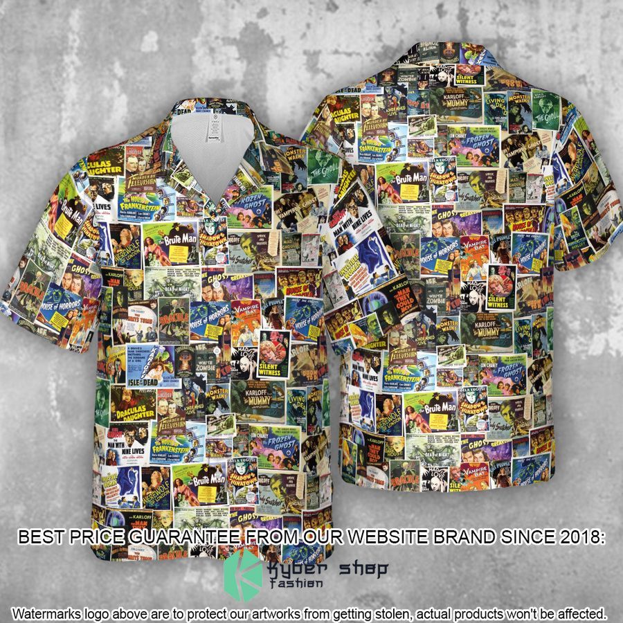 Vintage Horror Movies Hawaiian Shirt 4 Vintage Horror Movies Hawaiian Shirt word1