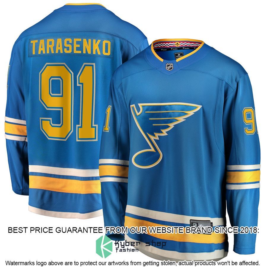 Vladimir Tarasenko St. Louis Blues Alternate Blue Hockey Jersey