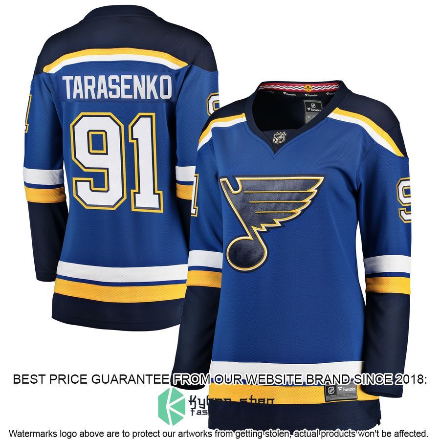 Vladimir Tarasenko St. Louis Blues Women's Home Royal Hockey Jersey 4 Vladimir Tarasenko St. Louis Blues Women's Home Royal Hockey Jersey word1