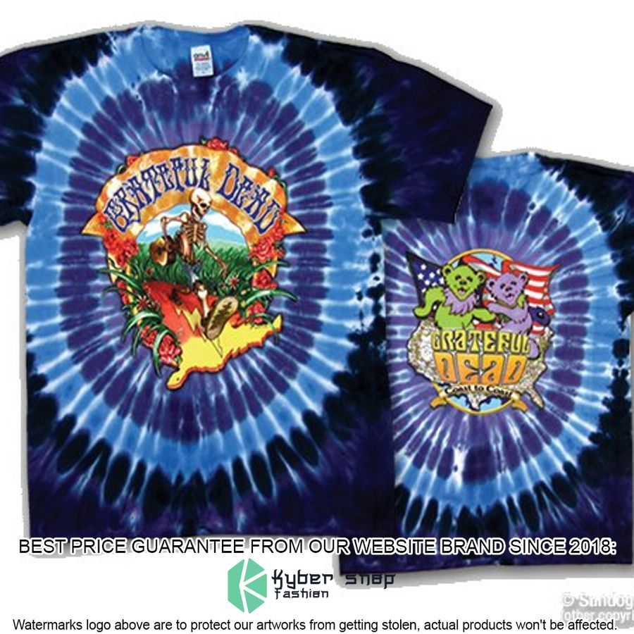 Walking Coast To Coast Tie Dye Shirt, Hoodie