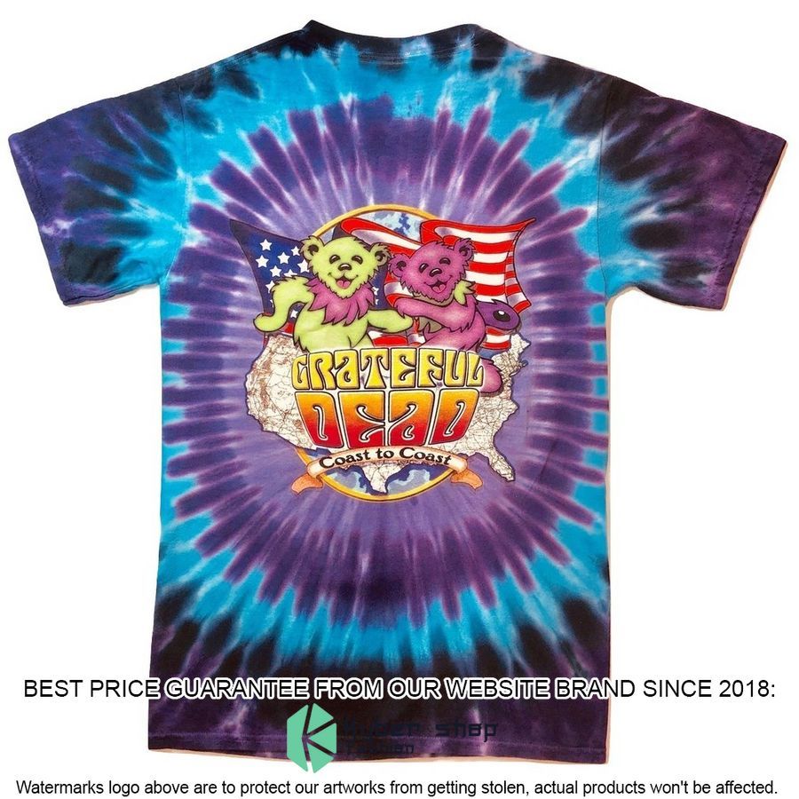 Walking Coast To Coast Tie Dye Shirt, Hoodie 3 Walking Coast To Coast Tie Dye Shirt, Hoodie word2