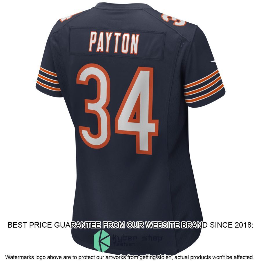 Walter Payton Chicago Bears Women's Football Retired Navy Football Jersey 3 Walter Payton Chicago Bears Women's Football Retired Navy Football Jersey word1