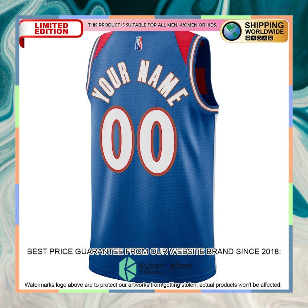 Washington Wizards Nike 2021-22 Custom City Edition Royal Basketball Jersey 6 Washington Wizards Nike 2021-22 Custom City Edition Royal Basketball Jersey word3
