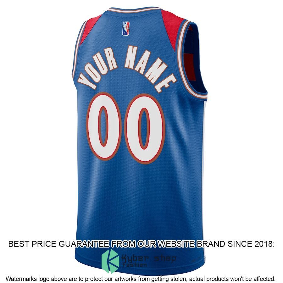 Washington Wizards Nike 2021-22 Custom City Edition Royal Basketball Jersey 3 Washington Wizards Nike 2021-22 Custom City Edition Royal Basketball Jersey word3