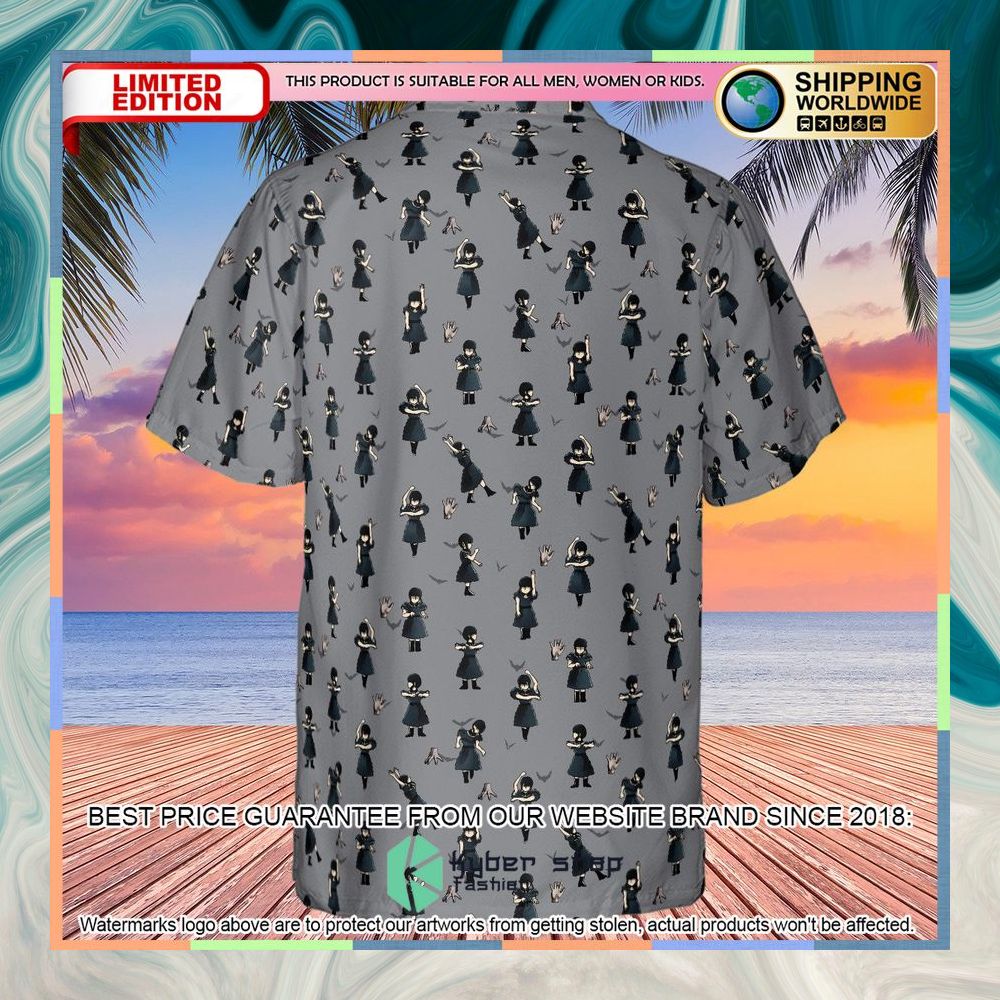 Wednesday Dance Pattern Hawaiian Shirt 7 Wednesday Dance Pattern Hawaiian Shirt word2