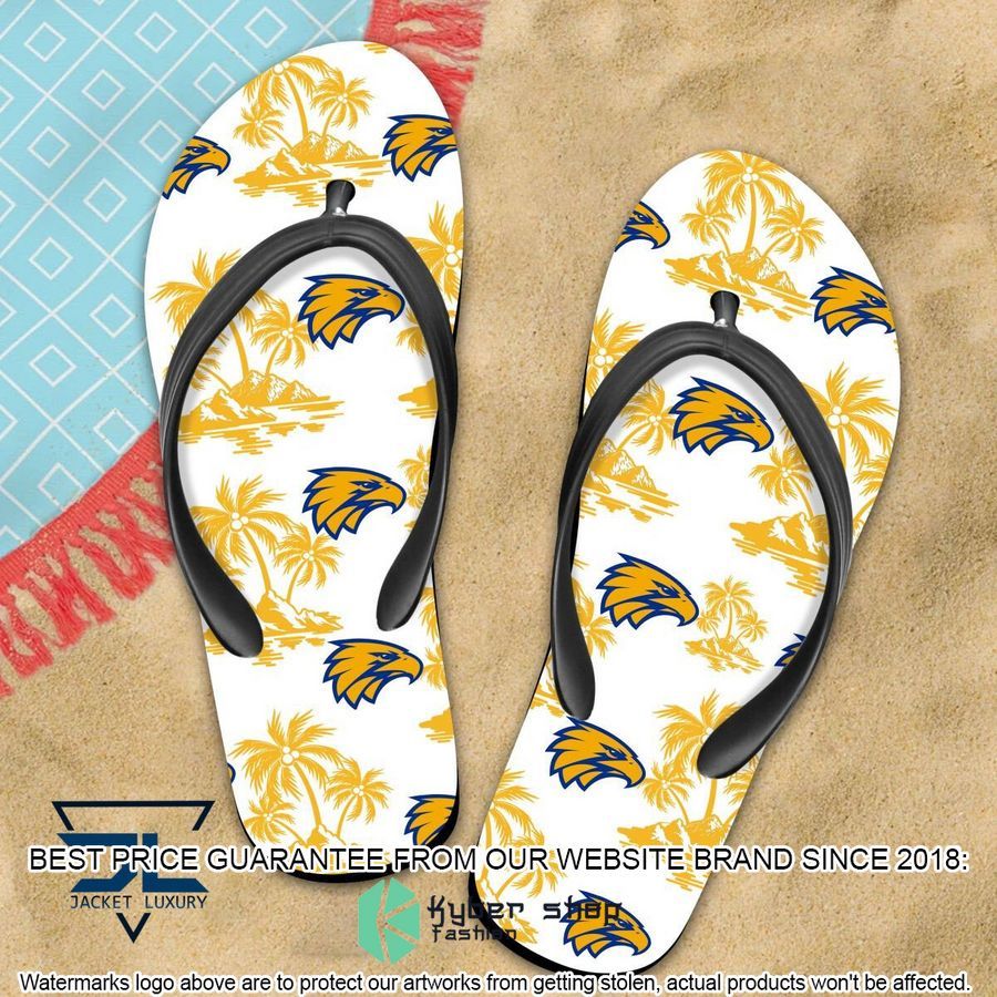 West Coast Eagles Flip Flops