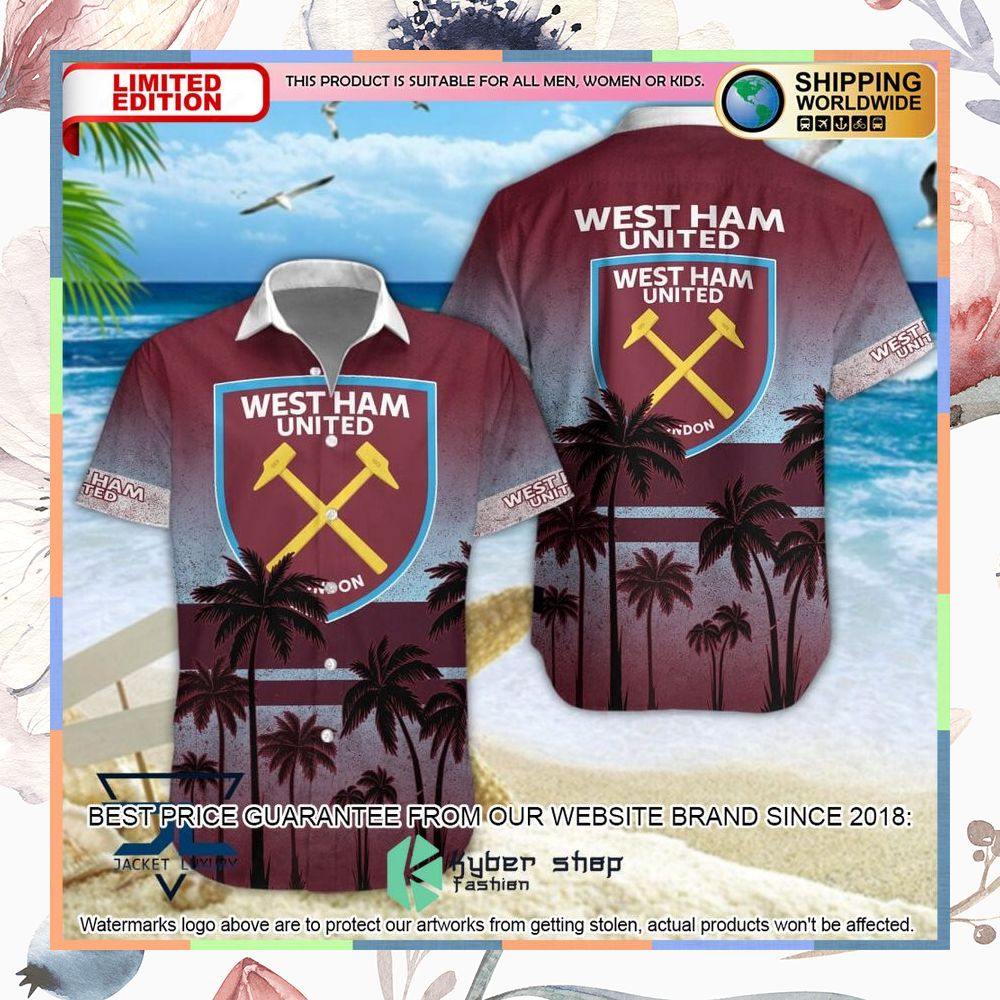 West Ham United F.C Hawaiian Shirt, Shorts 5 West Ham United F.C Hawaiian Shirt, Shorts word1