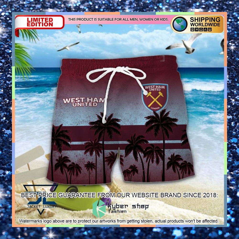 West Ham United F.C Hawaiian Shirt, Shorts 4 West Ham United F.C Hawaiian Shirt, Shorts word1