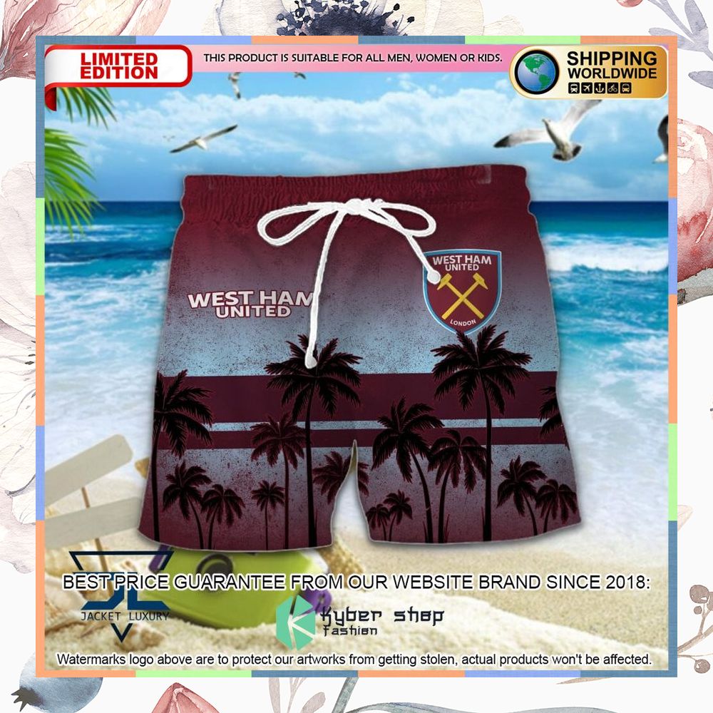 West Ham United F.C Hawaiian Shirt, Shorts 6 West Ham United F.C Hawaiian Shirt, Shorts word1