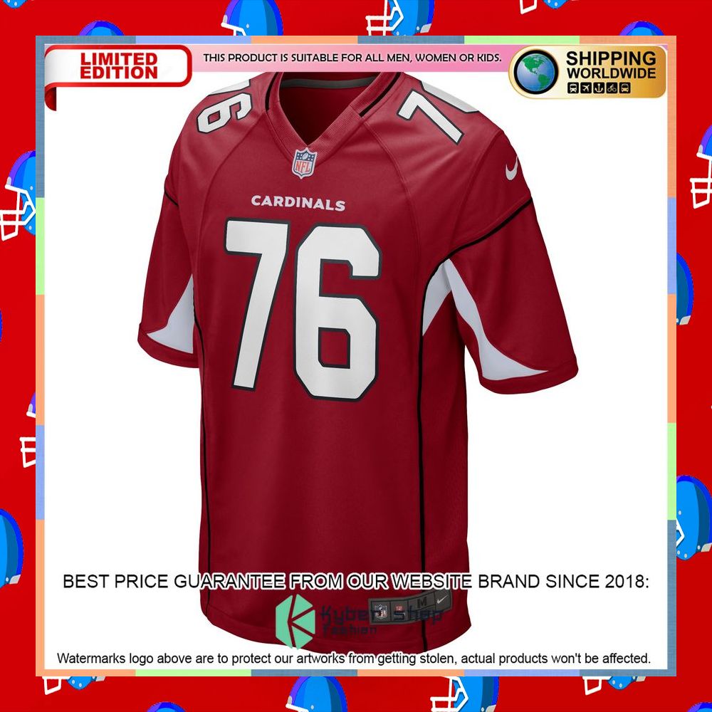 Will Hernandez Arizona Cardinals Cardinal Football Jersey 6 Will Hernandez Arizona Cardinals Cardinal Football Jersey word3