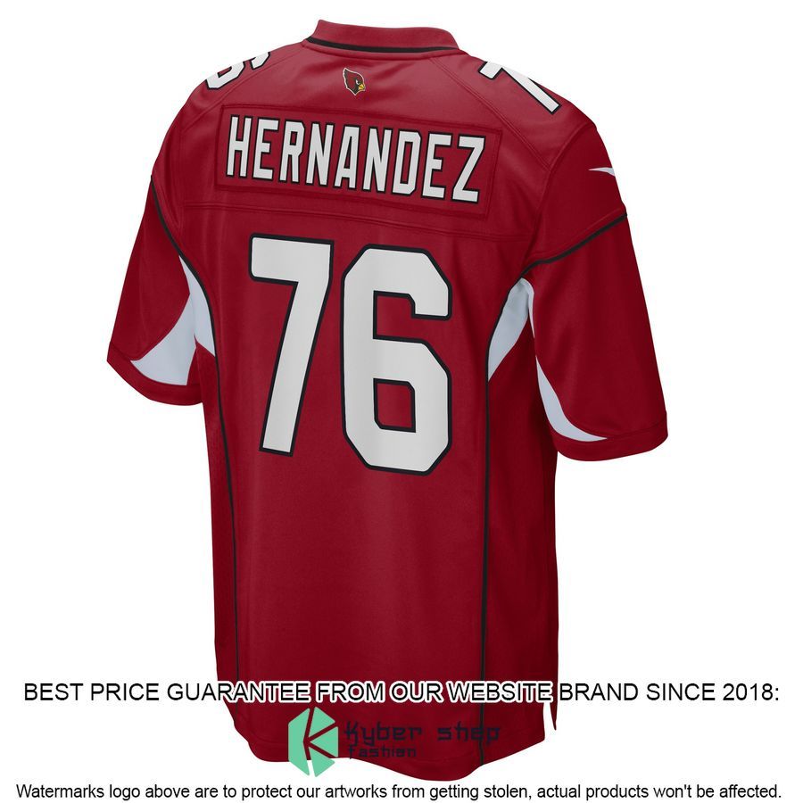 Will Hernandez Arizona Cardinals Cardinal Football Jersey 3 Will Hernandez Arizona Cardinals Cardinal Football Jersey word3
