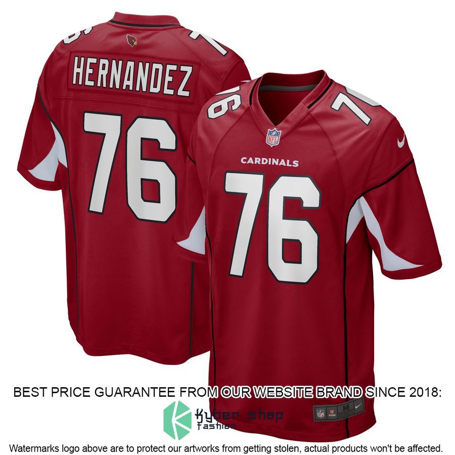 Will Hernandez Arizona Cardinals Cardinal Football Jersey 4 Will Hernandez Arizona Cardinals Cardinal Football Jersey word3