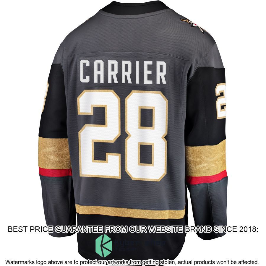 William Carrier Vegas Golden Knights Black Hockey Jersey 3 William Carrier Vegas Golden Knights Black Hockey Jersey word1