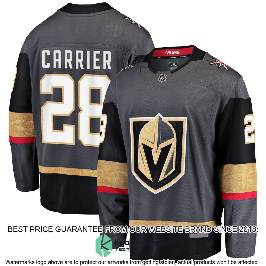 William Carrier Vegas Golden Knights Black Hockey Jersey 4 William Carrier Vegas Golden Knights Black Hockey Jersey word1